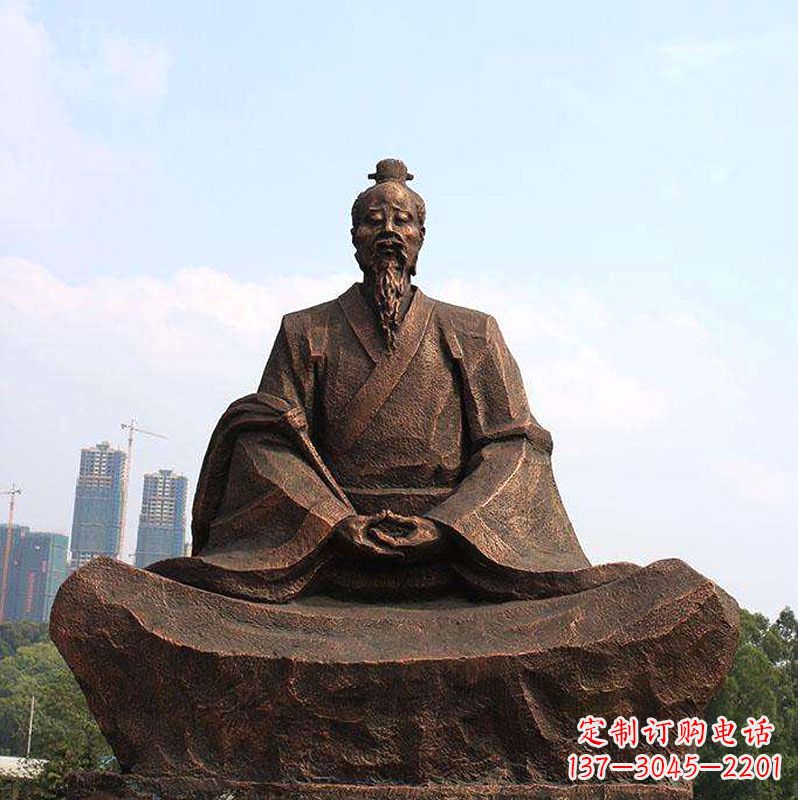 广州葛洪雕塑传承历史、弘扬文化