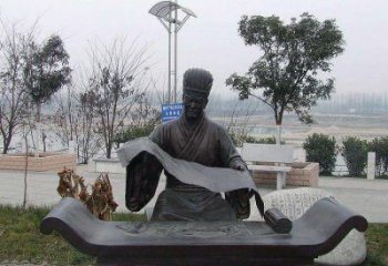 广州蔡伦公园的发明家雕像