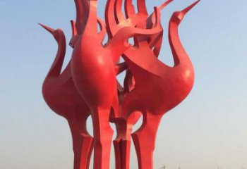 广州仙鹤雕塑一座城市的标志