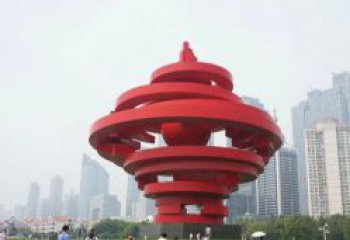 广州火炬雕塑标志五月风光