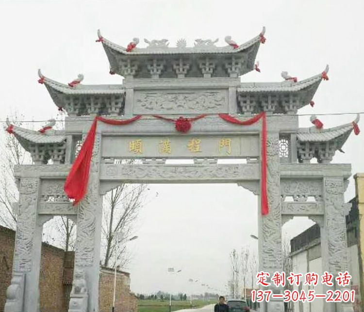 广州牌坊雕塑纪念历史,传承文化