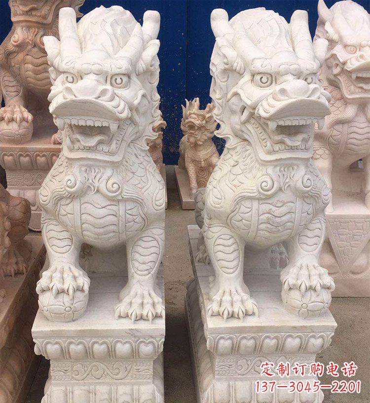 广州大理石麒麟——古典精美的雕塑艺术