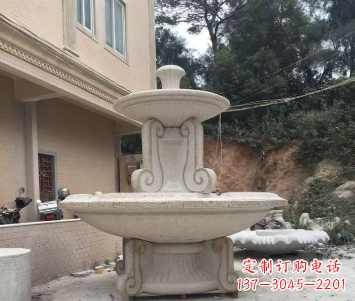 广州大理石大型喷泉雕塑精致美观又富有艺术气息
