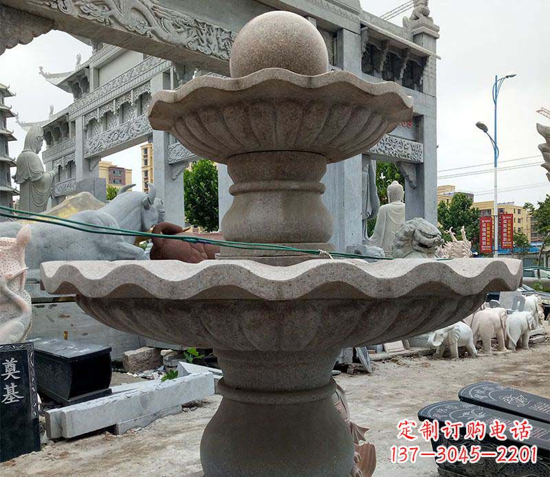 广州大理石多层喷泉石雕