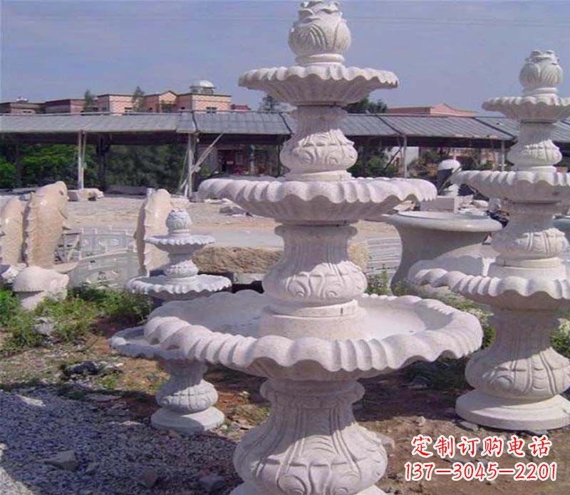 广州石雕喷泉展现精美的艺术灵感
