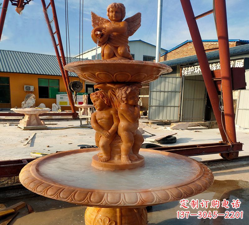 广州大理石风水球雕塑传承古老文化