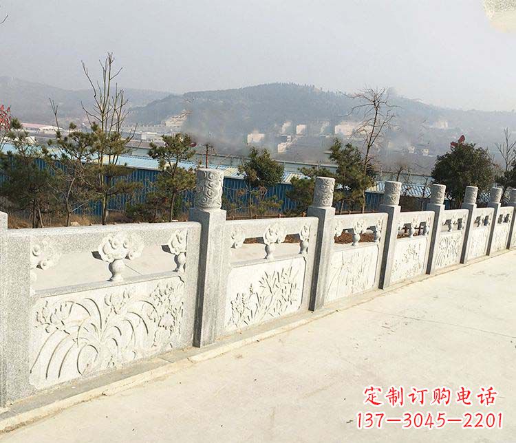 广州大理石护城河栏板石雕