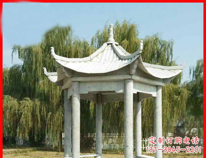 广州精美大理石凉亭雕塑