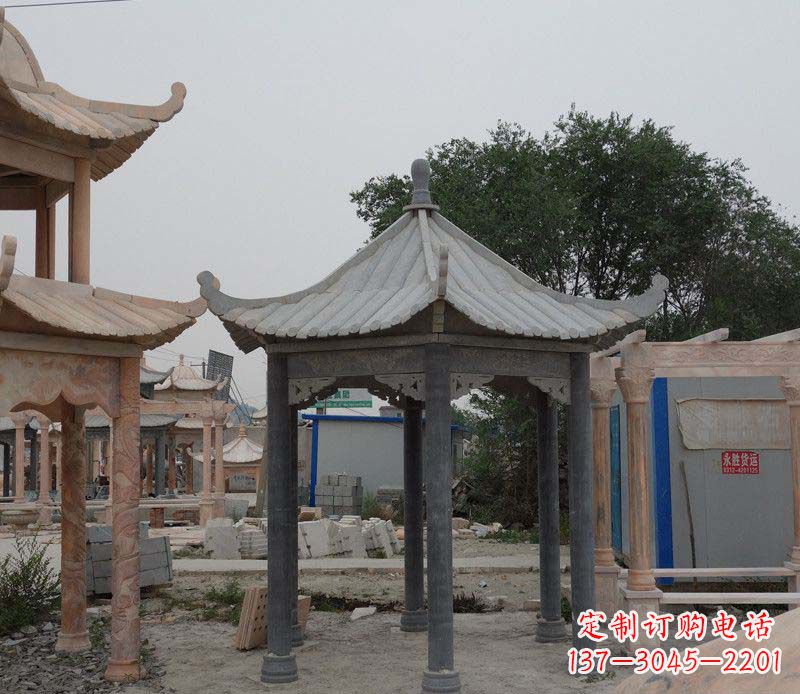 广州大理石凉亭精美石雕