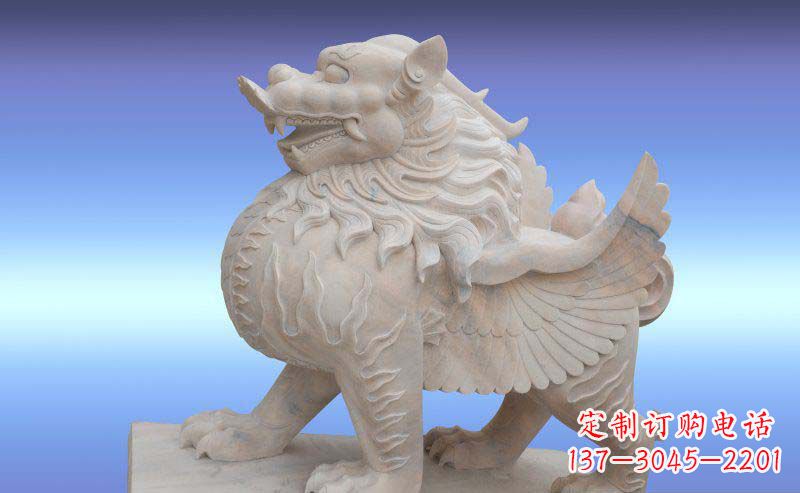 广州大理石貔貅神兽石雕