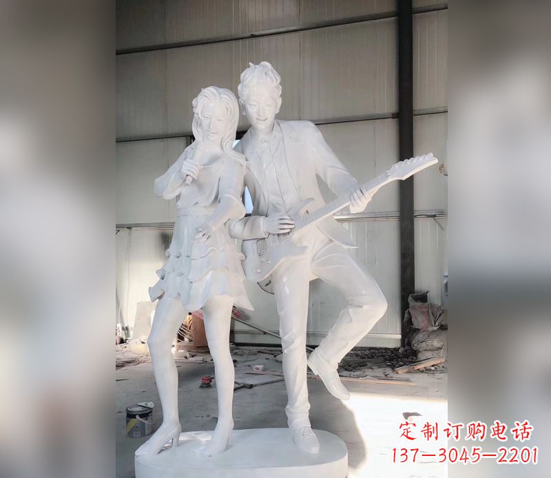 广州精美大理石吉他雕塑