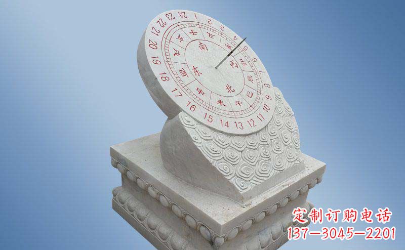 广州精致古典大理石日晷雕塑