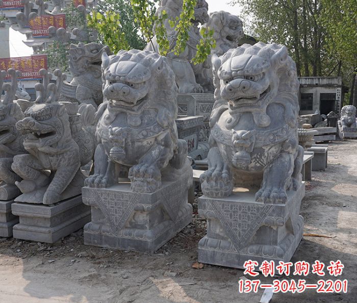 广州大理石狮子雕塑