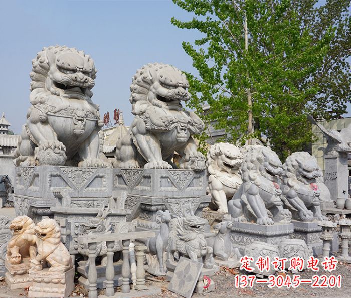 广州大理石狮子雕塑