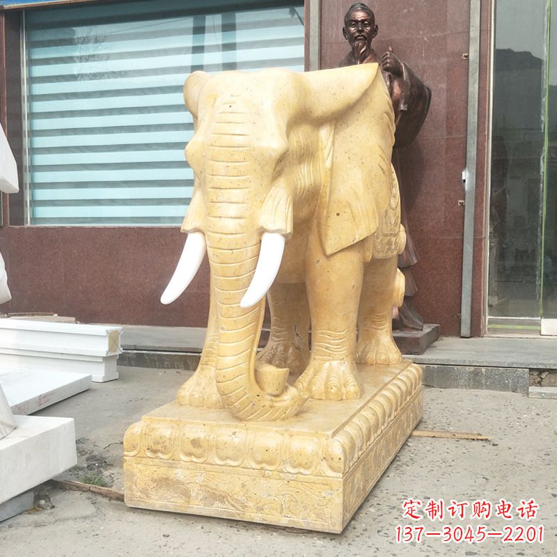 广州大象头石雕