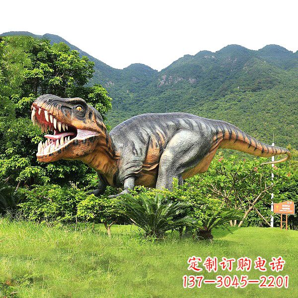 广州大型仿真恐龙公园雕塑
