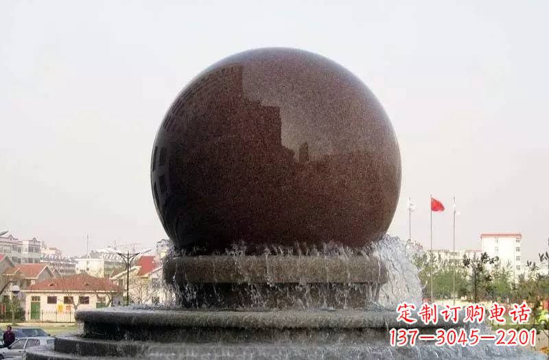 广州大型风水球喷泉石雕