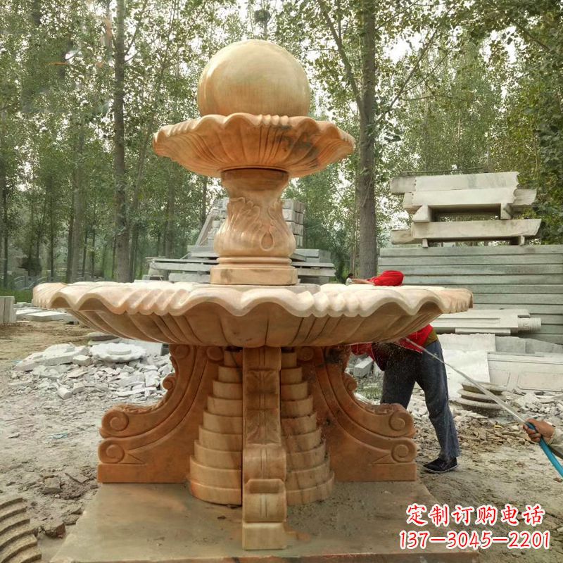 广州巨型石喷泉雕塑