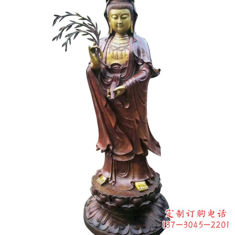 广州大型铜雕观音雕塑