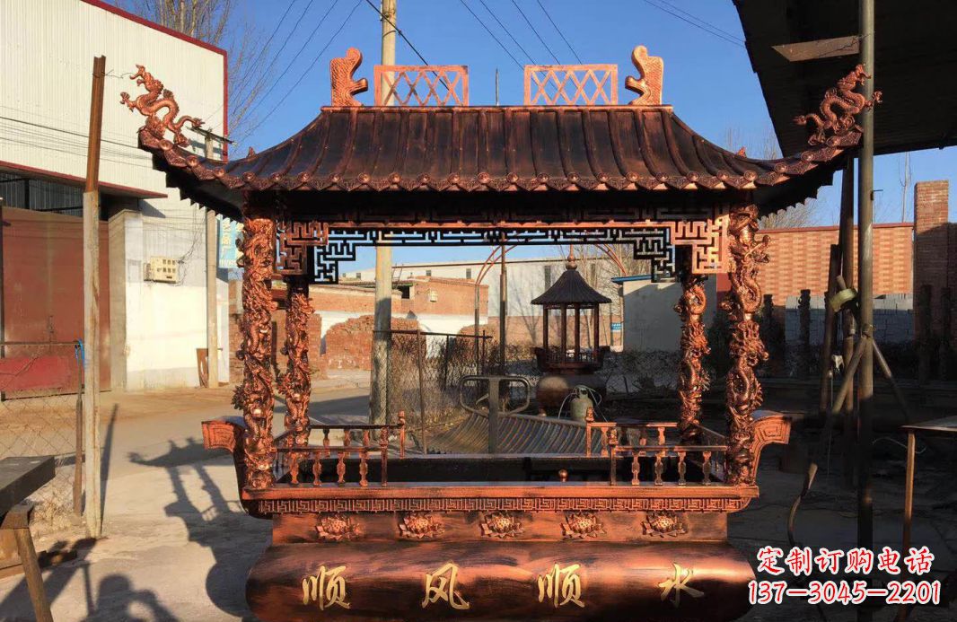 广州大型铜雕香炉精美绝伦,打造完美家居装饰