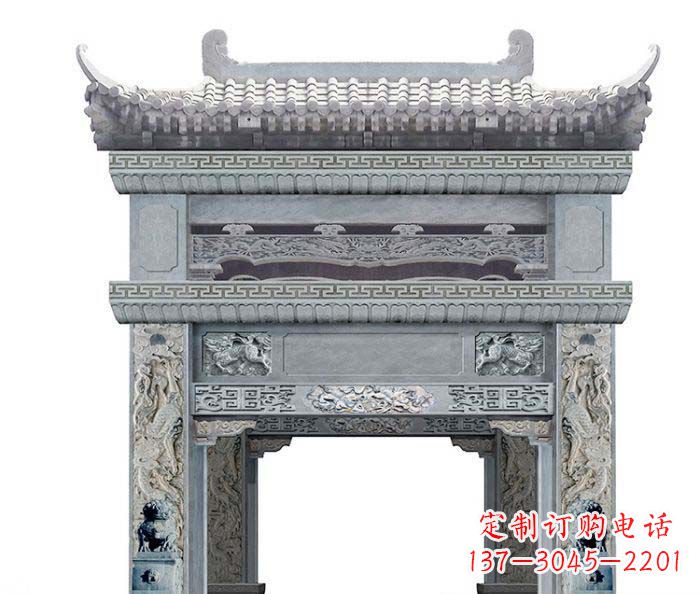 广州精美石雕牌坊雕塑