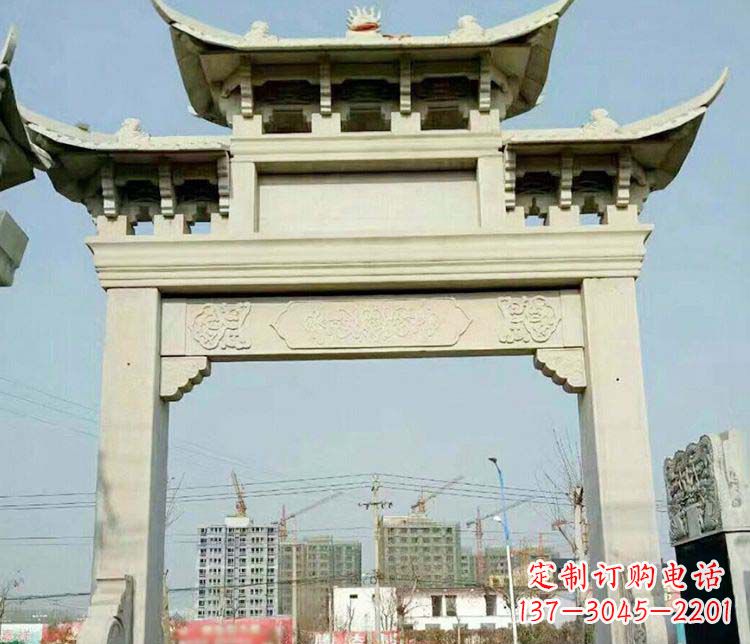 广州精美牌坊石雕