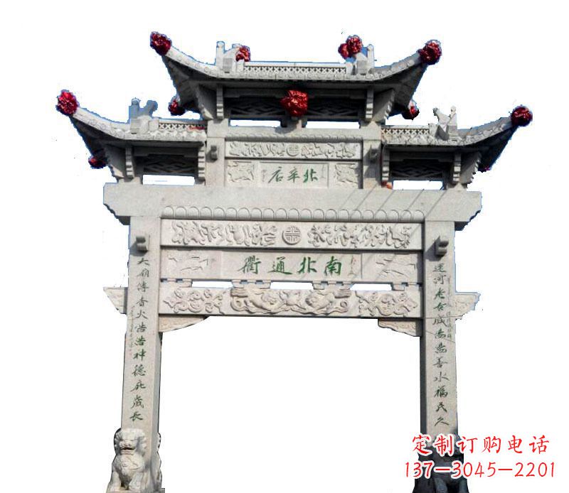 广州精美石牌坊雕塑