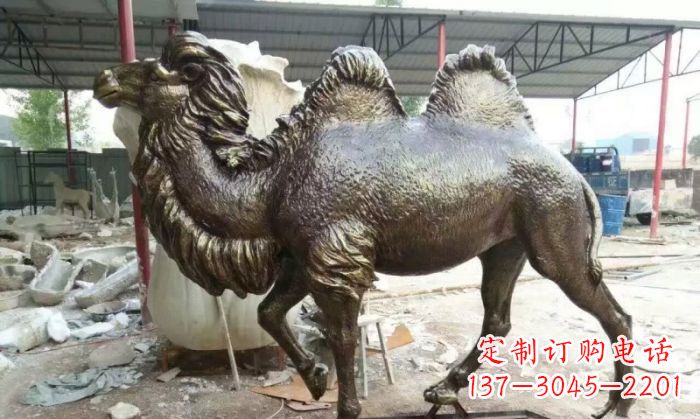 广州动物骆驼铜雕