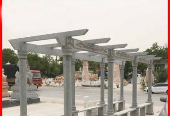 广州大理石公园石雕长廊高端定制雕塑