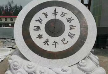 广州精美大理石十二时辰日晷雕塑