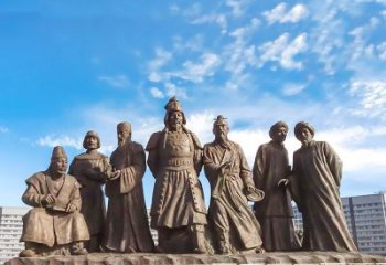 广州成吉思汗雕塑，赞颂大蒙古国建国者
