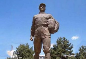 广州董存瑞石雕像 - 传承英雄精神的纪念雕塑