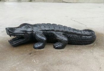 广州经典鳄鱼景观石雕