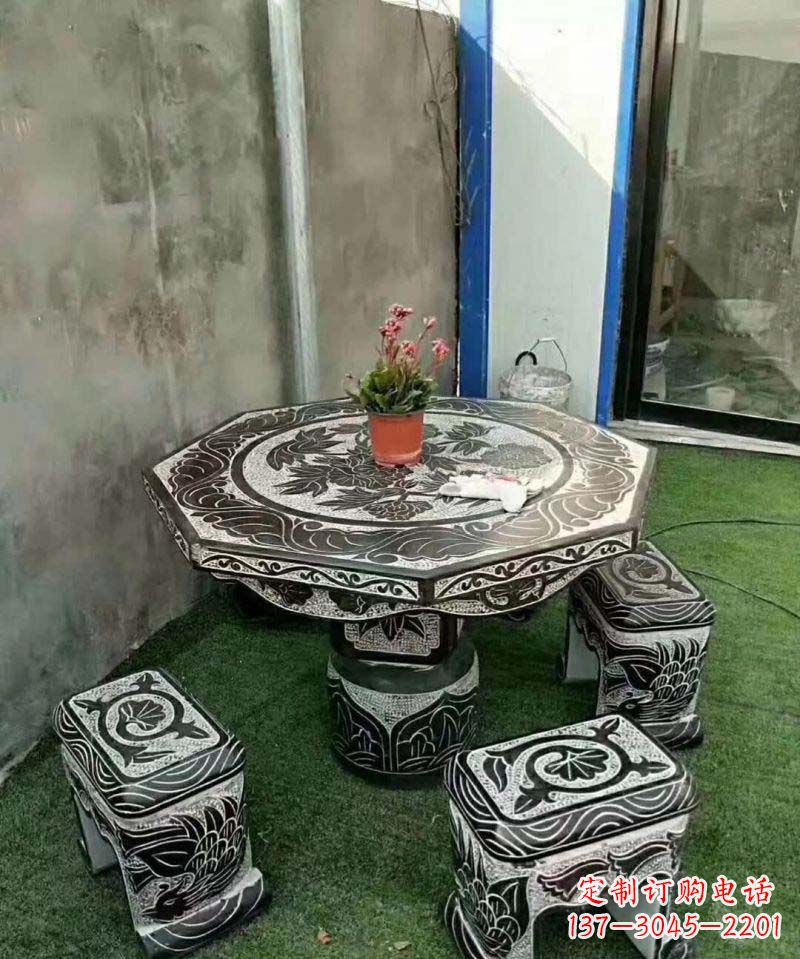 广州多边形石桌凳