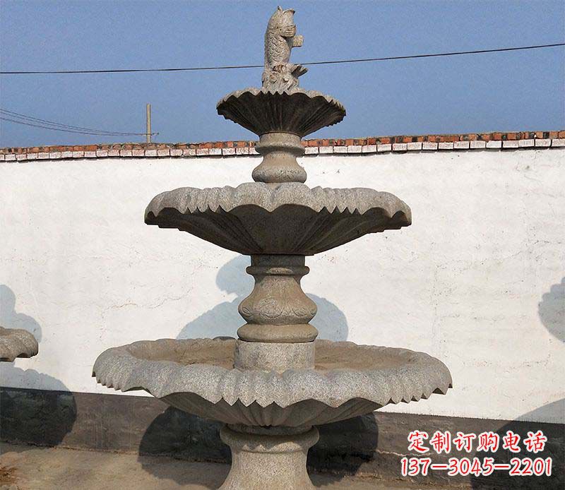 广州多层喷泉石雕