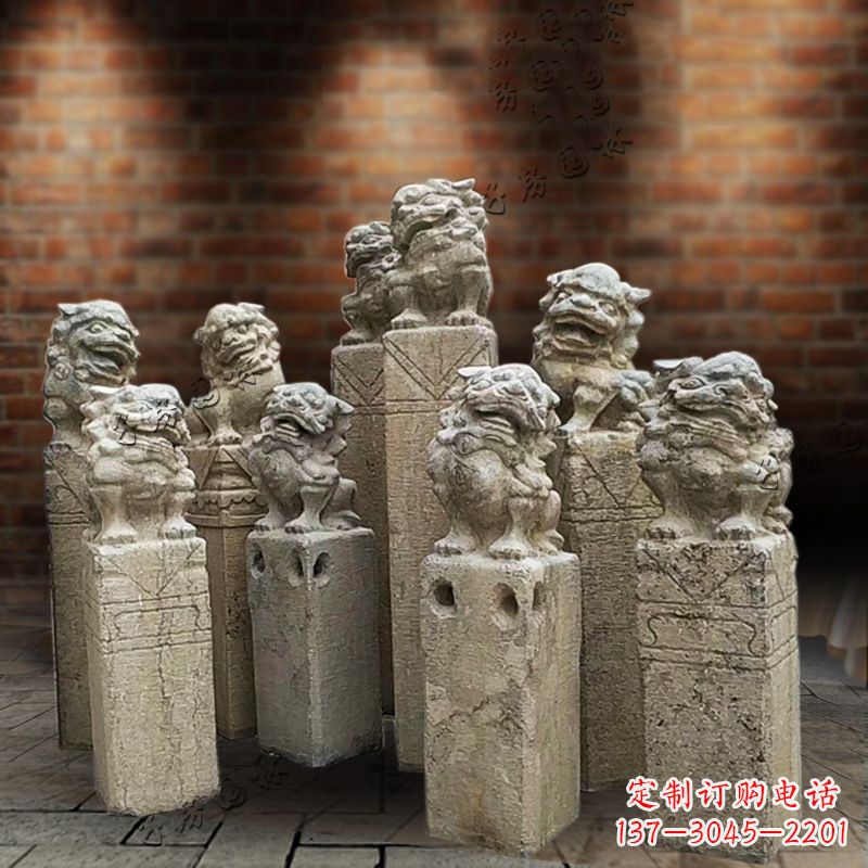 广州仿古栓马雕塑