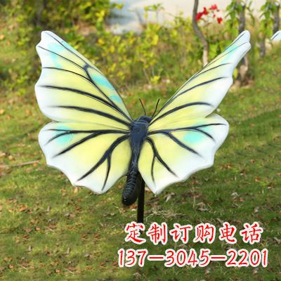 广州色彩丰富的仿真蝴蝶雕塑
