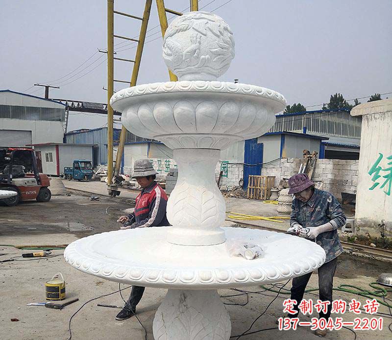 广州风水球喷泉石雕塑