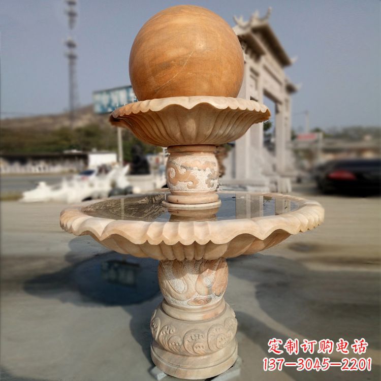 广州精致的风水球石雕塑