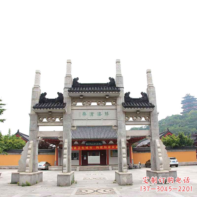 广州佛教景区石牌坊