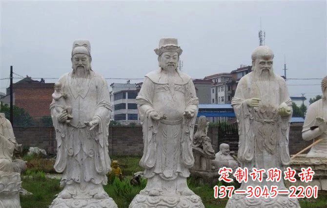 广州福禄寿神像石雕