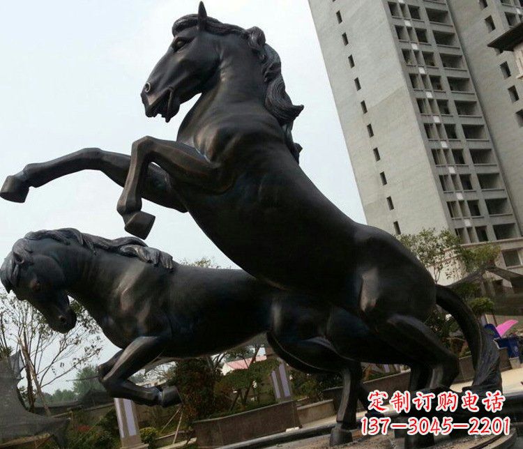 广州高雅实木动物雕塑