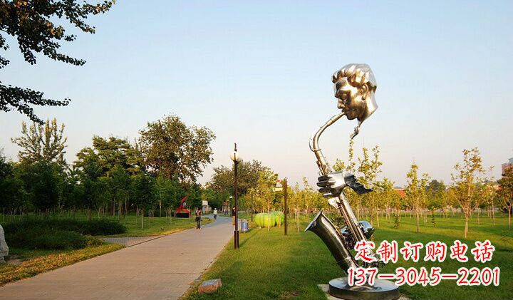 广州不锈钢萨克斯抽象雕塑