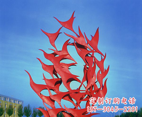 广州立体不锈钢大雁雕塑
