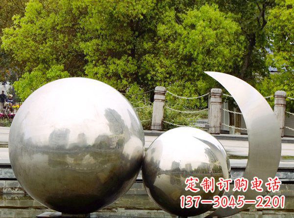 广州别出心裁不锈钢地球雕塑