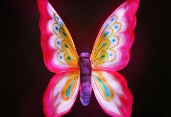 广州定制发光蝴蝶雕塑