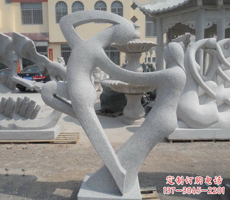 广州中领雕塑独具匠心的“浪漫幸福·情侣小品雕塑”