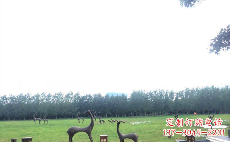 广州定制铜动物雕塑 – 小鹿