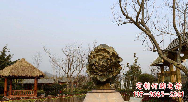广州公园大白菜景观铜雕