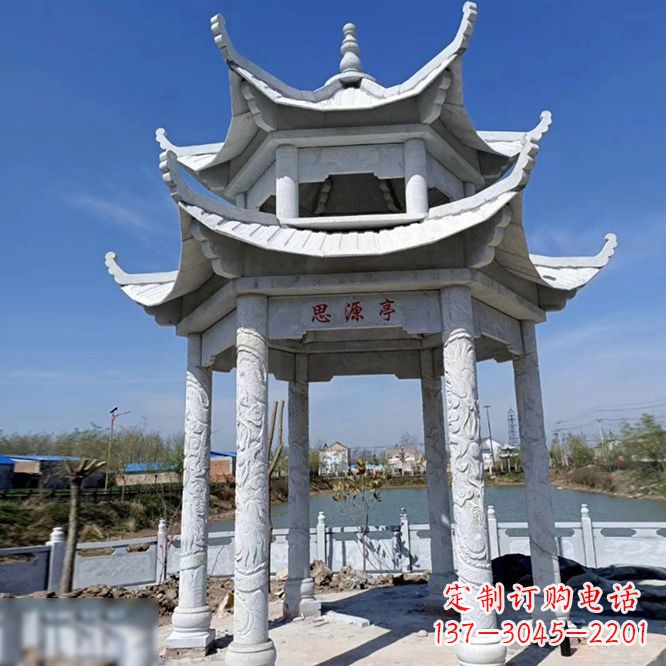 广州公园大理石凉亭